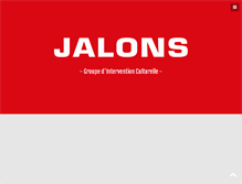 Tablet Screenshot of jalons.fr