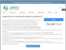 Tablet Screenshot of jalons.be